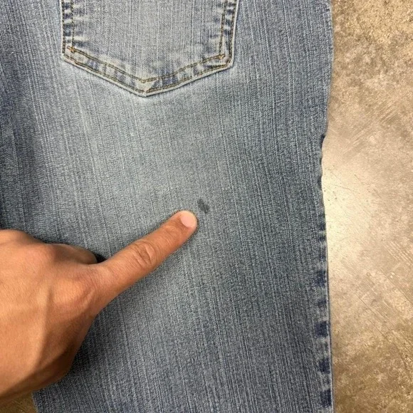 Vintage Aeropostal Medium Wash Flared Y2K Jeans Size 3/4 - Picture 8 of 8